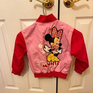 Disney Minnie Mouse Pink and Red Kids Jacket
